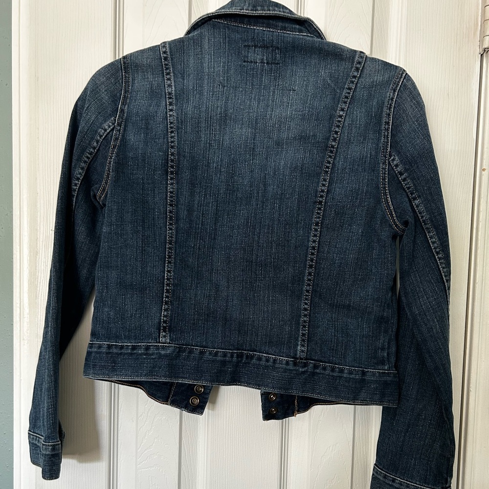 Current/Elliott The Snap Jean Jacket In Loved Was… - image 6